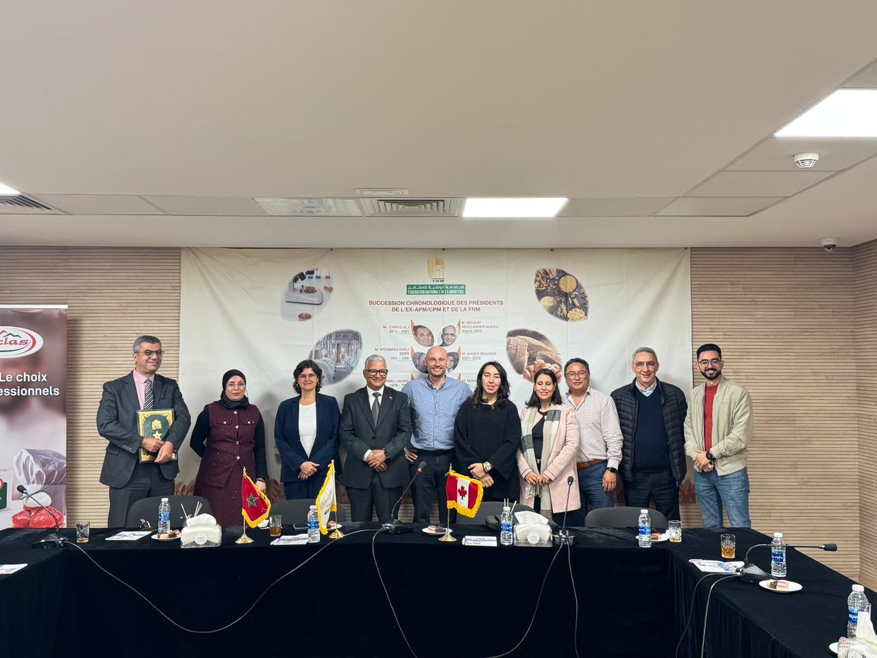 Dans le cadre du renforcement des partenariats internationaux, nous avons eu l’honneur et le plaisir de recevoir des représentants de l’Ambassade du Canada et d’une délégation du Ministère des affaires étrangères canadien présidée par M. Nikita Eriksten-Hamel, Directeur adjoint des Politiques et pratiques dans le domaine des systèmes alimentaires.