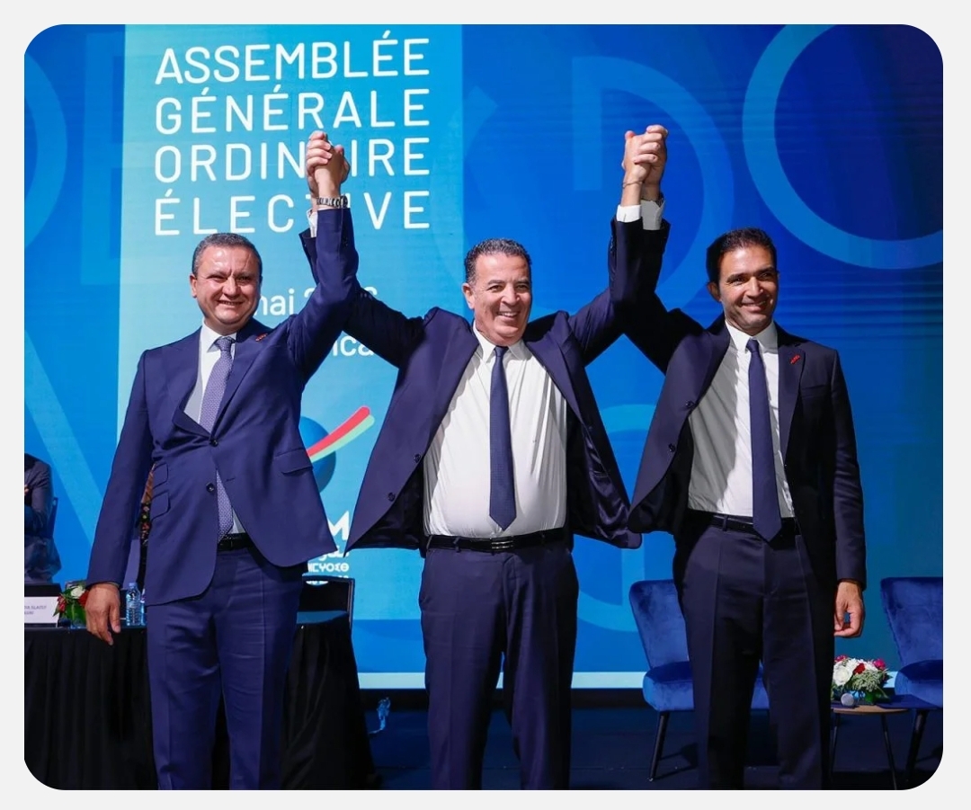 Élection du binôme Mehdi Tazi, Président, et Mohamed Bachiri, Vice-Président de la CGEM.
